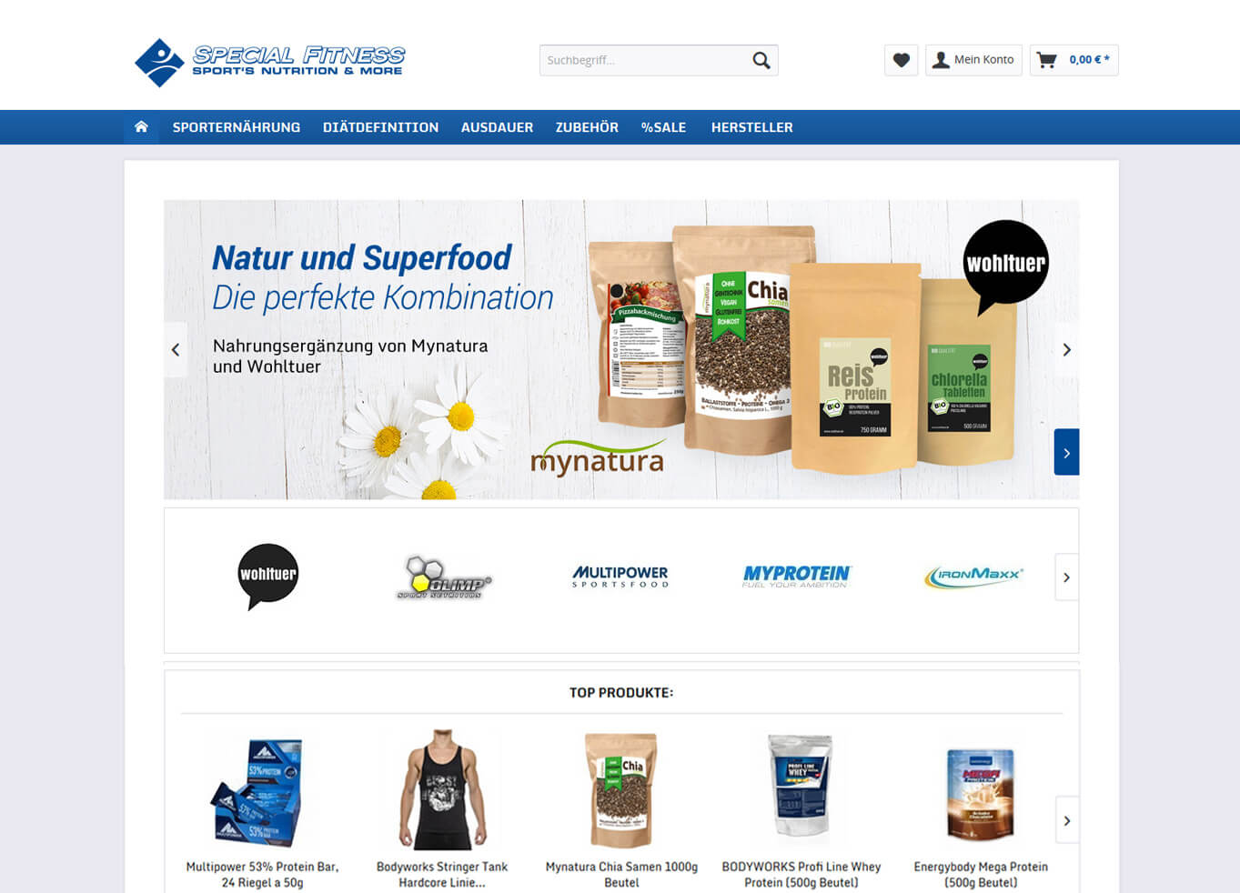 Specialfitness.de vorher